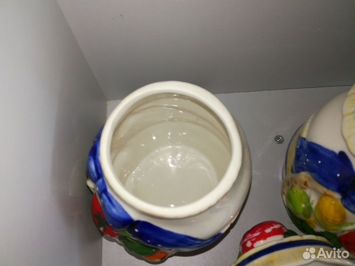 Банки для сыпучих продуктов комплект 3 штуки