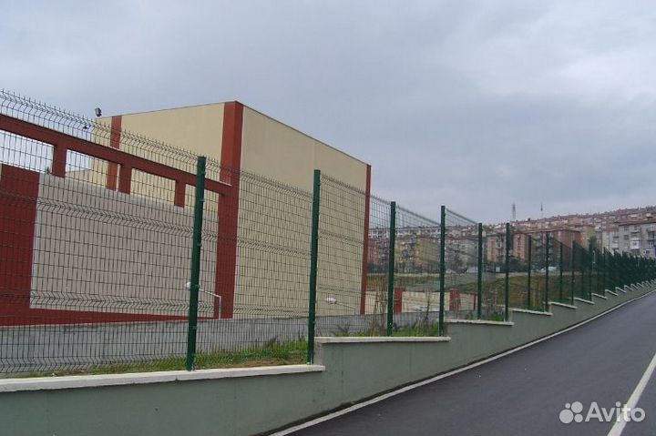 Забор из 3D сетки,ворота быстро