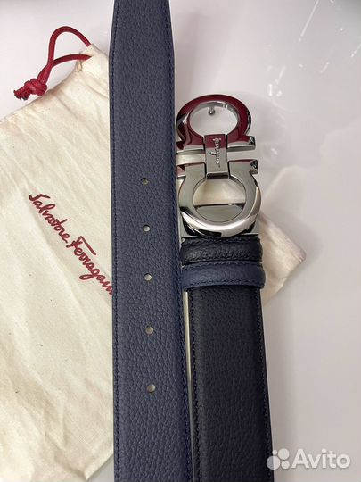 Мужской кожаный ремень Salvatore Ferragamo