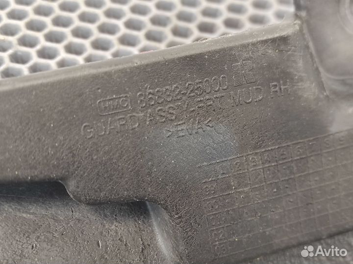 Брызговик перед прав Hyundai Accent 2