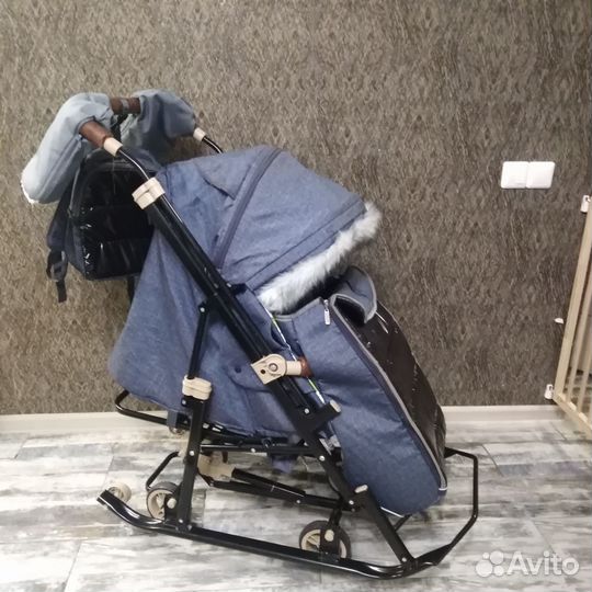 Детские санки коляска