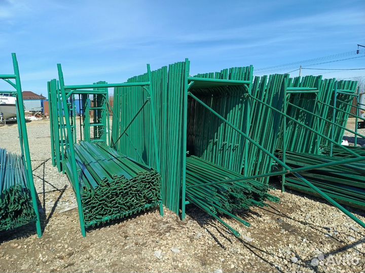 Строительные леса - хомутовые, рамные