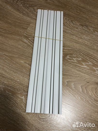 Карниз трехрядный 65 см с фурнитурой - 2 штуки