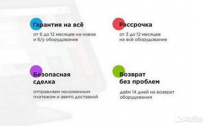 Сенсорный моноблок для автоматизации кафе магазина
