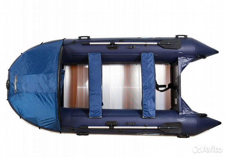 Надувная лодка gladiator C370AL(темно-синий)