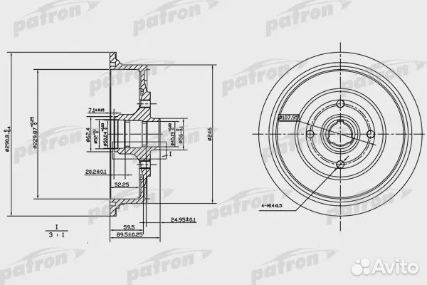 Барабан тормозной задн audi: 100 82-89, 100 Avant 82-90, 80 86-91, 80 91-94, 80 Avant 91-96, 90 88-9