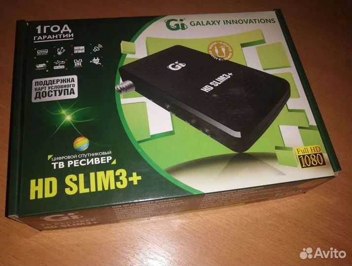 Цифровой спутниковый ресивер GI HD slim 3+