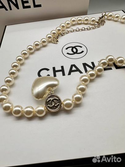 Колье chanel с жемчугом