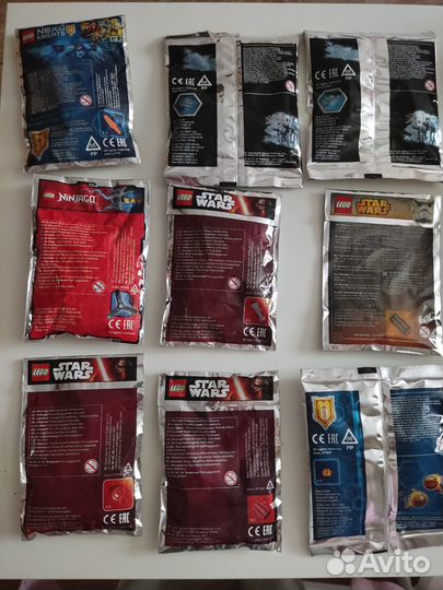Lego пакетики