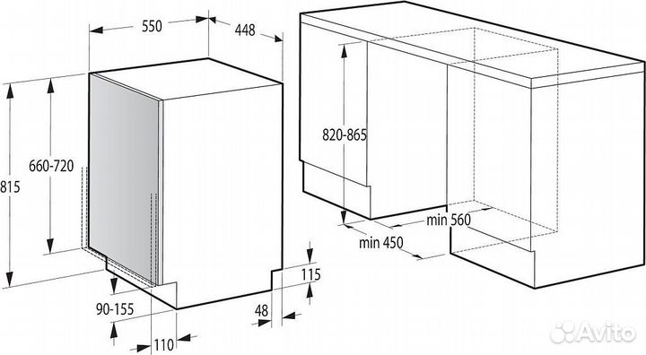 Посудомоечная машина gorenje GV561D11