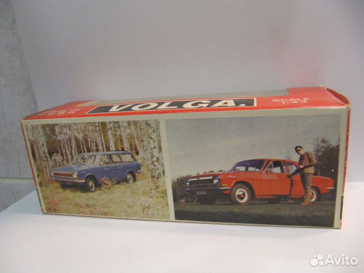 Коробка к постномерным моделям Волга газ 24, 2402