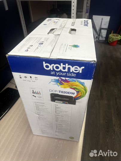 Мфу Brother InkBenefit Plus DCP-T820DW струйный