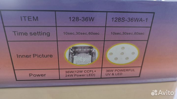 Лампа для маникюра новая
