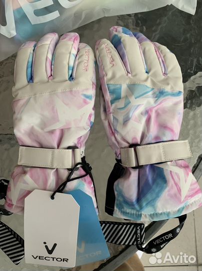 Перчатки лыжные новые Vector