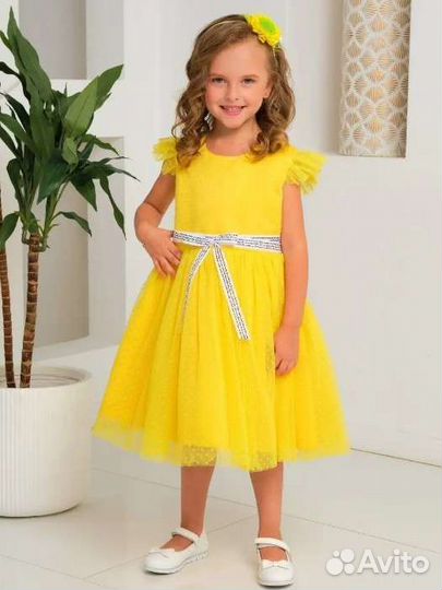 Платье праздничное для девочки 110