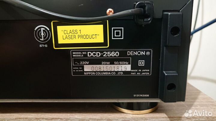 Проигрыватель сд дисков Denon dcd 2560