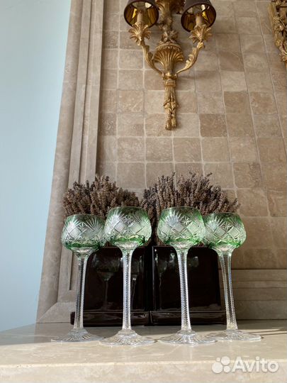 Saint Louis фужер бокал цветной хрусталь Baccarat