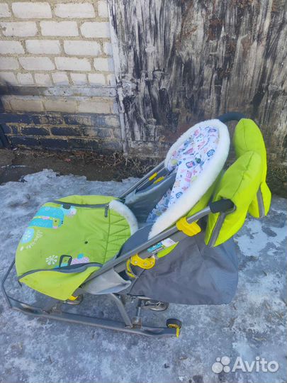 Коляска санки