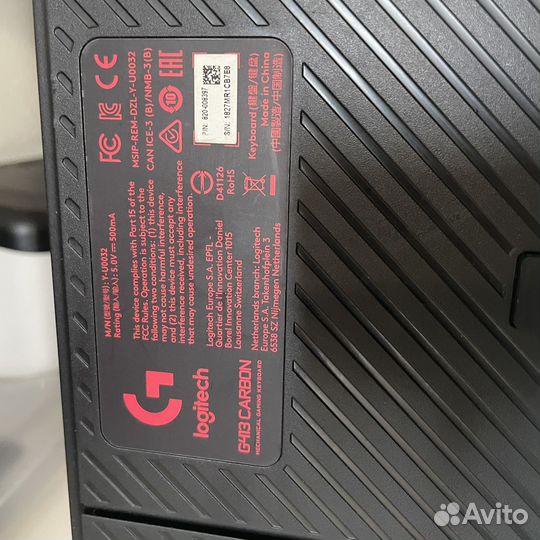 Клавиатура Logitech G413 Black, USB