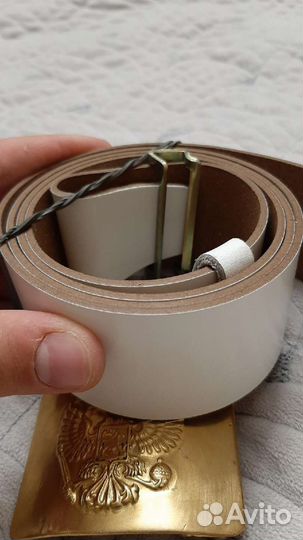 Ремень белый