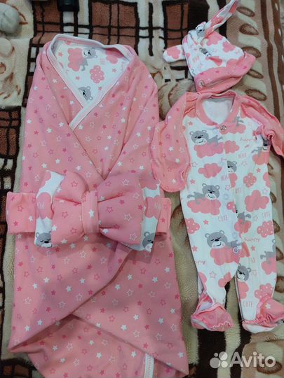 Конверт на выписку летний для девочки