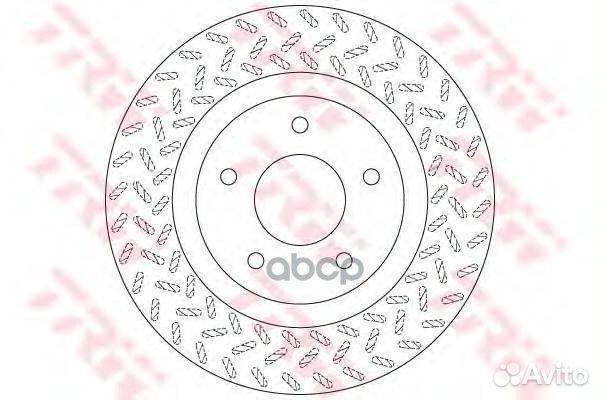 Диск тормозной передний mitsubishi ASX DF6206 D