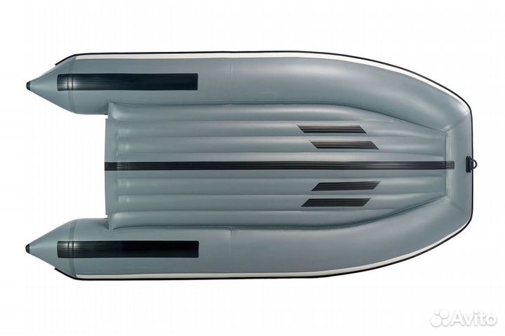 Лодка mishimo lite 370 серо-белая