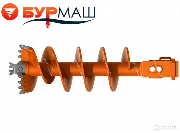 Шнек скальный двухзаходный SBF-2KR 1500