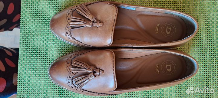 Кожаные лоферы