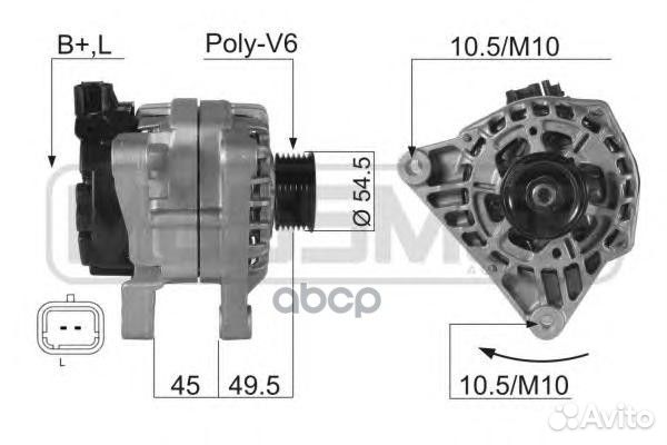 Генератор 14V 90A 210054 Era