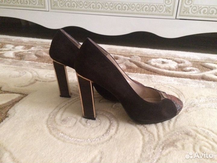 Туфли кожаные