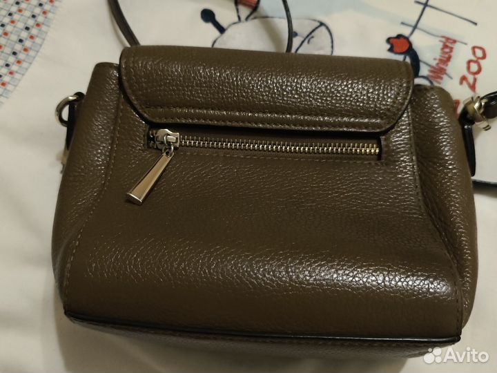 Сумка натуральная кожа коричневая бу
