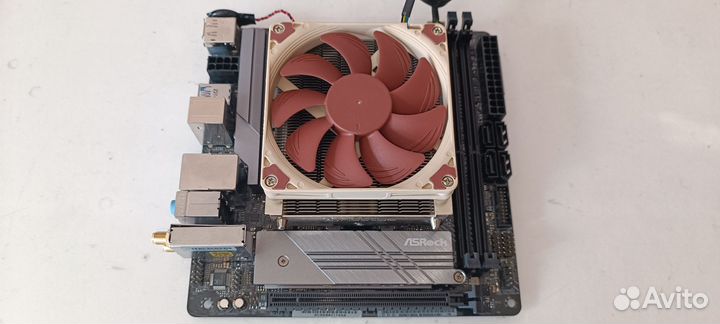 ASRock A520-itx/ac + R5-3600 + Noctua l9a