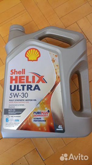 Масло моторное shell helix ultra 5w30