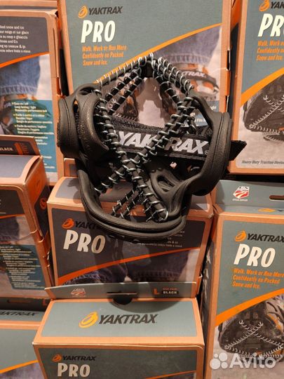 Ледоступы Yaktrax Pro размеры М,L, XL