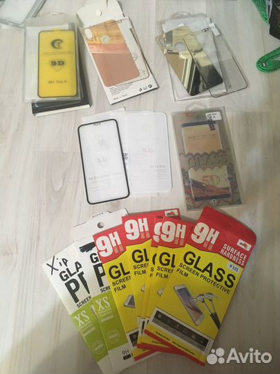 Защитные стекла на айфон с 4 по xR