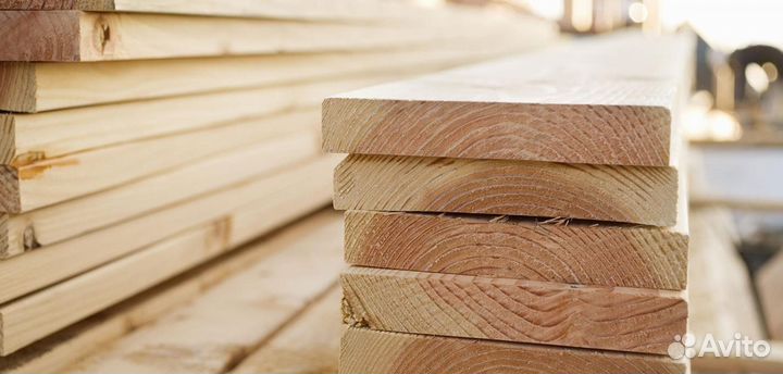 Доска обрезная хвоя 25x100x6000