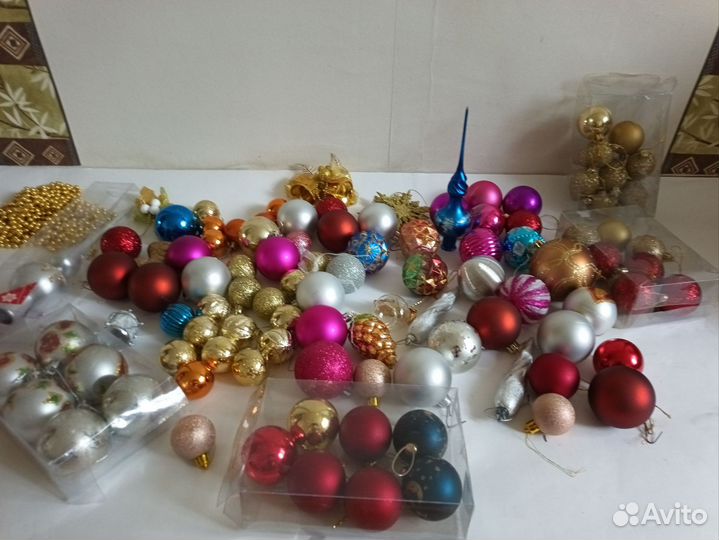 Новогодние ёлочные игрушки украшения Ёлка
