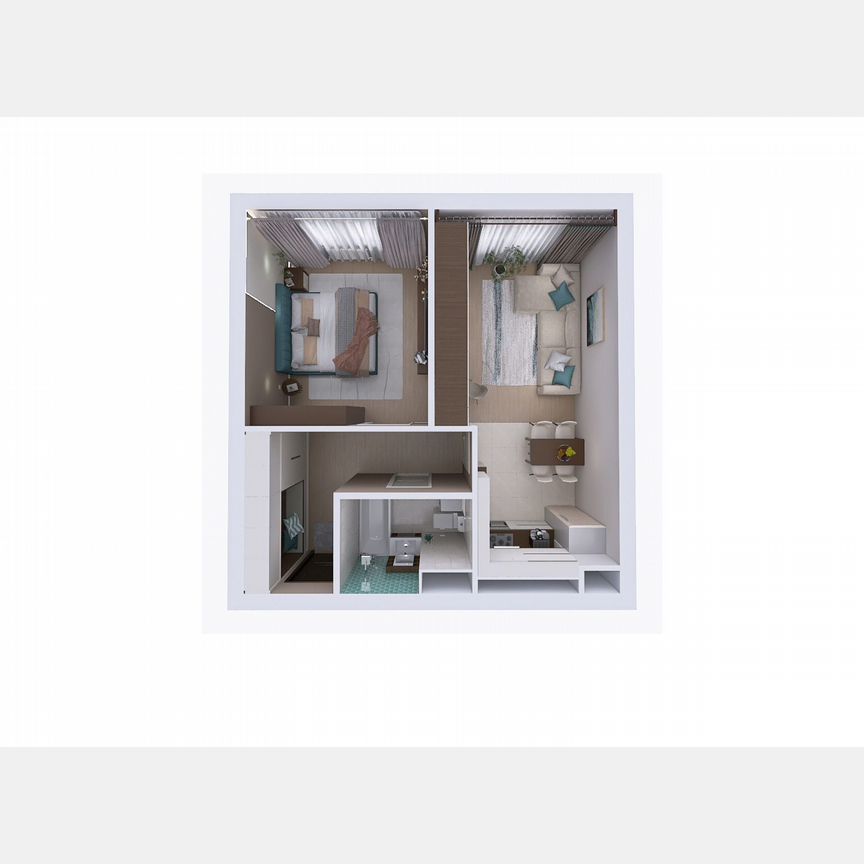 1-к. квартира, 44,8 м², 4/5 эт.