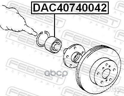 Подшипник ступицы DAC40740042 DAC40740042 Febest