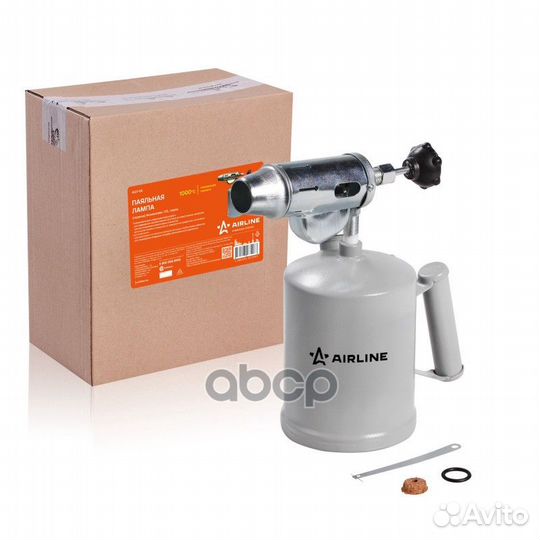 Лампа паяльная (горелка) бензиновая, 1,5L, сера