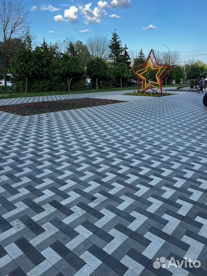 Тротуарная плитка. Брусчатка