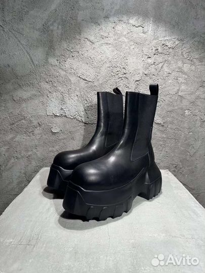 Rick Owens beatle bozo tractor boots