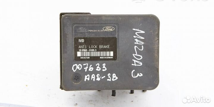 Блок абс, 3m512c405ae Mazda 3 I 2003-2006 года
