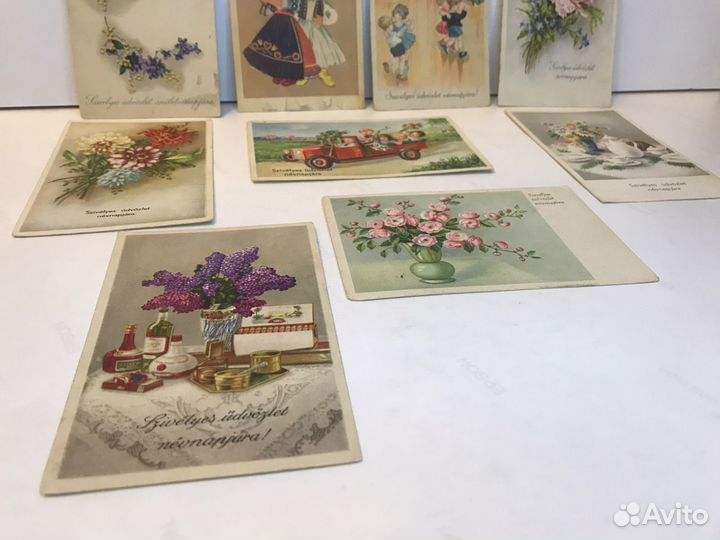 Почтовая открытка Венгрия С наилучшеми пожеланиями