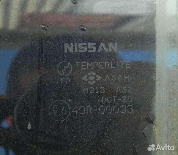 Стекло двери задней левой Maxima A32