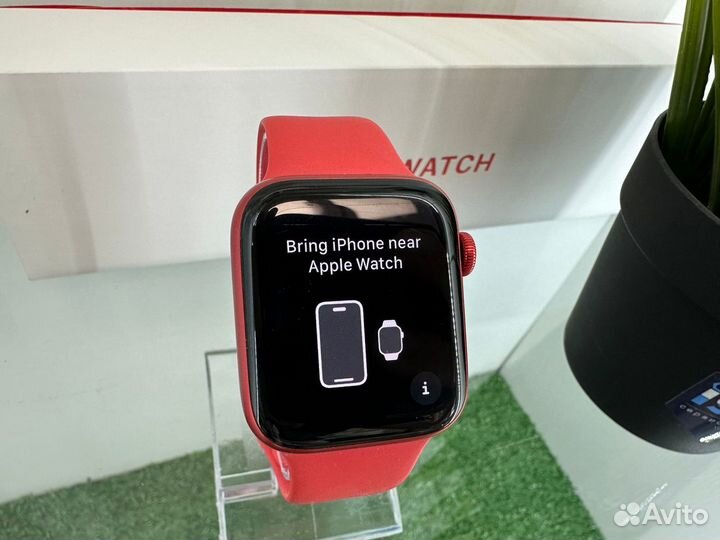 Apple Watch S6 44mm RED Ростест Б/У