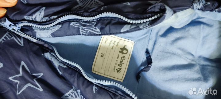 Комбинезон демисезонный 74