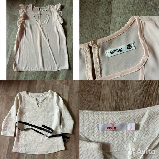 Женские вещи XS-S, N&M, Ostin, Zolla, Sinsey