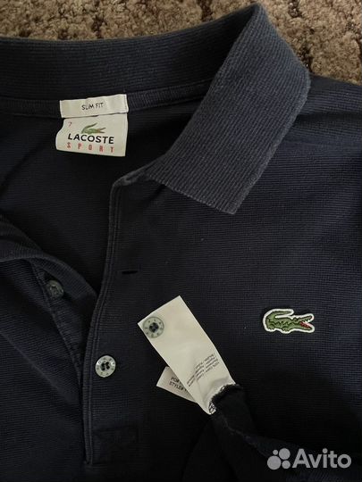 Поло с длинным рукавом Lacoste оригинал